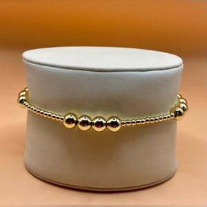 14K Gold filled Bracelet; NEW - Made to Order; non tarnish; 2.5mm & 6mm beads.